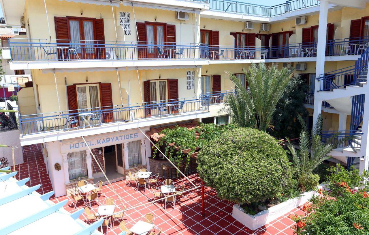 Hotel Karyatides Agia Marina  Exterior foto